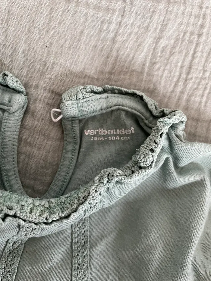 TEE shirt vert Vertbaudet 4 ans - photo numéro 2