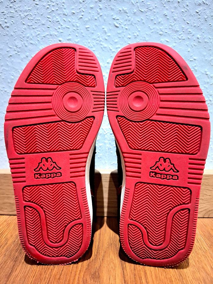 Baskets Kappa garçon taille 28 – scratch + lacets décoratifs - photo numéro 2