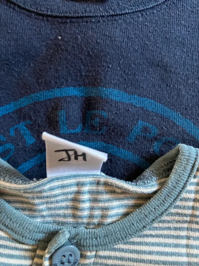 Tshirts manches longues 6 mois garçon - photo numéro 4