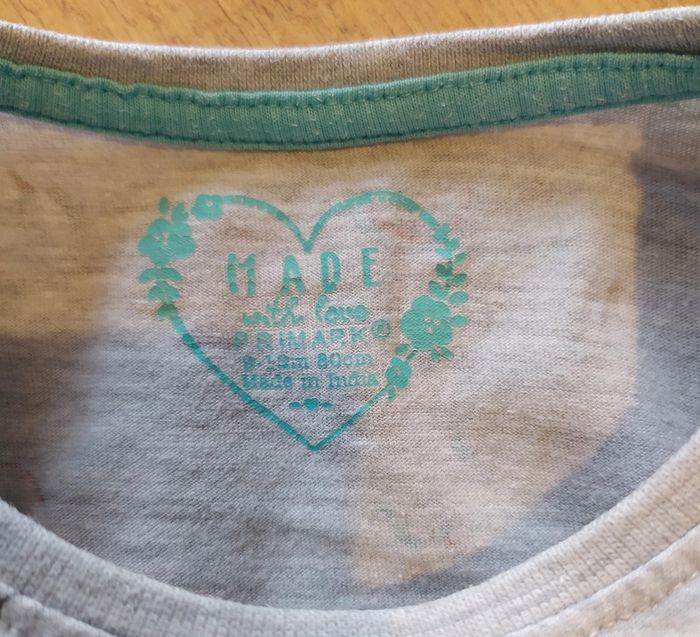 T-shirt manches longues 9/12 mois licorne - photo numéro 5