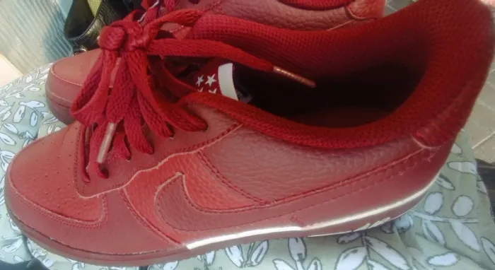 Baskets bordeaux Nike air force one - photo numéro 7