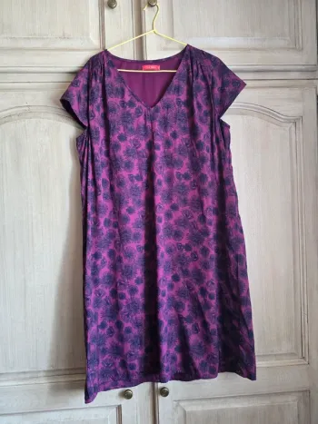 Robe colorée et fleurie tissaia basics taille 44