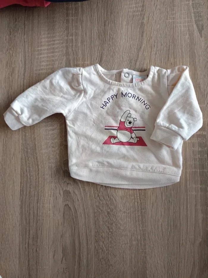 Ensemble beige Winnie l'ourson bébé 1 mois Disney Baby - photo numéro 2
