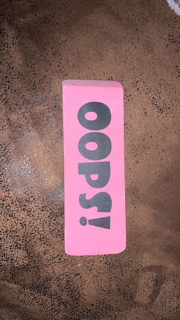Comme géante Oops !