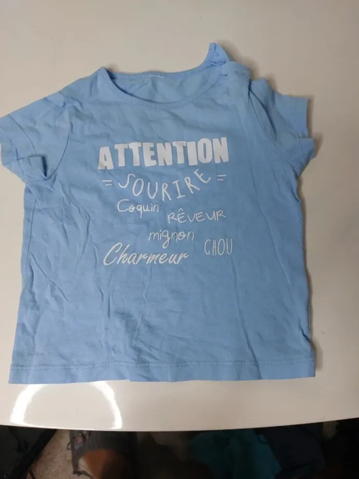 Tee-shirt turquoise