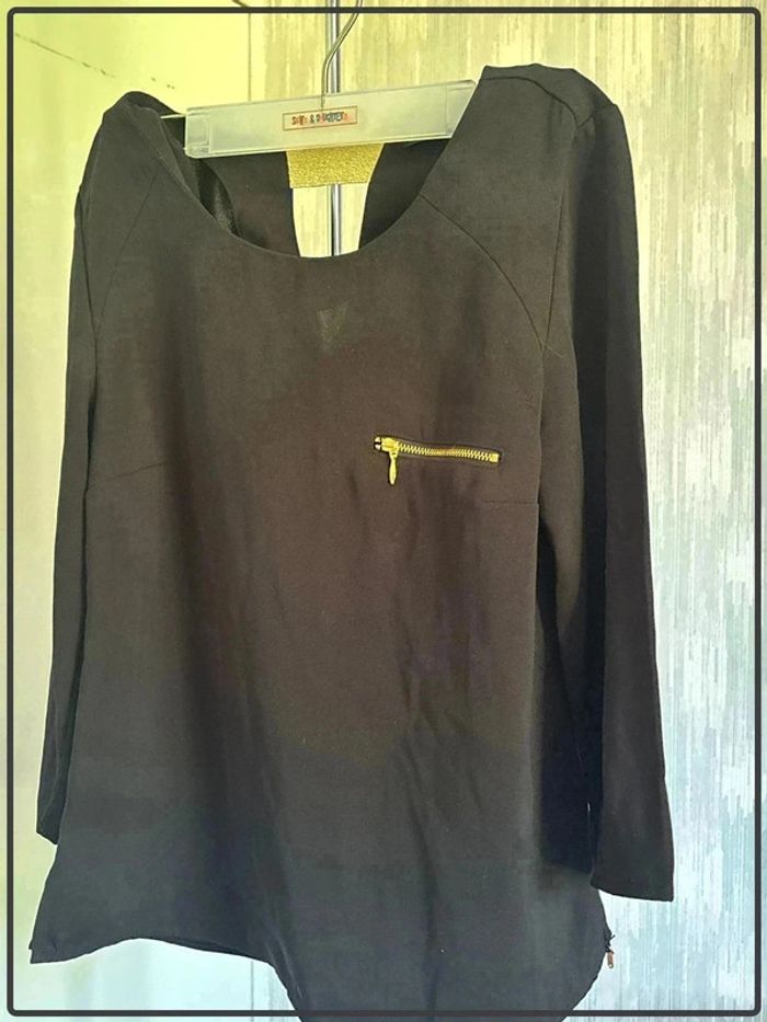 Blouse manche longue taille 36 marque school ray * - photo numéro 2