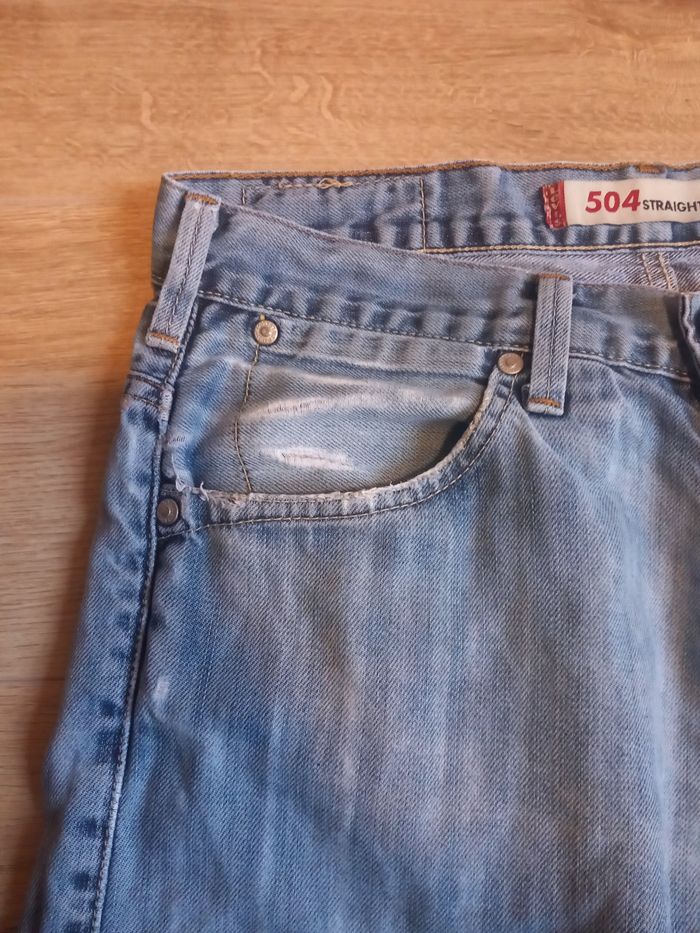 Jean Levi's 504 straight bleu clair - photo numéro 4