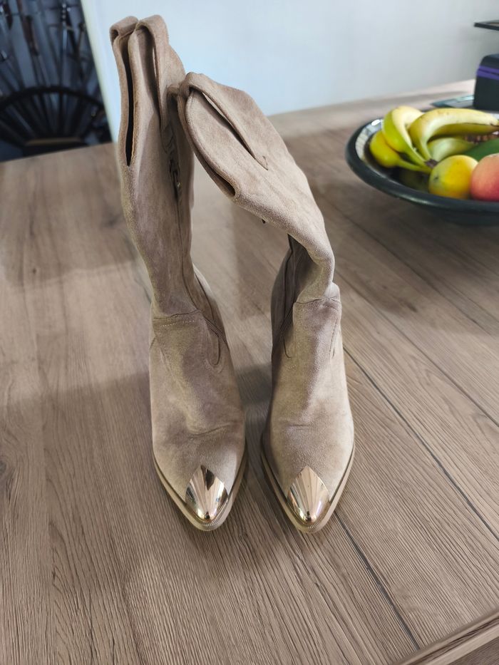 Bottines daim