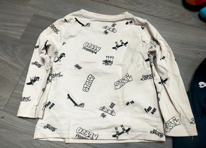 2 T shirts manches longues garçon 3 ans Kiabi - photo numéro 5