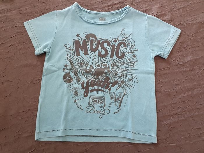 T-shirt bleu - photo numéro 2