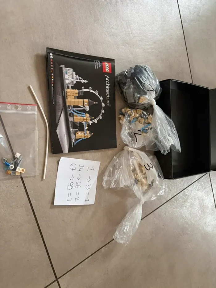 Lego Architecture 21034 Londres - Complet & Comme Neuf - Trié par Étapes ! - photo numéro 2