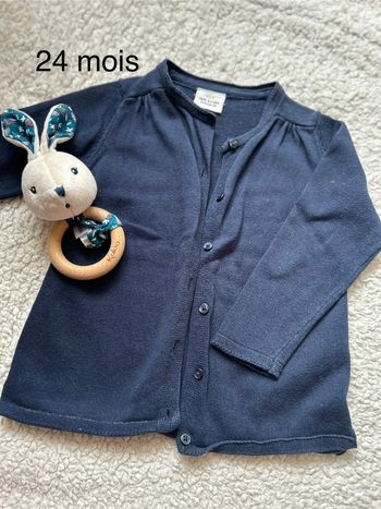 Gilet fille 24 mois
