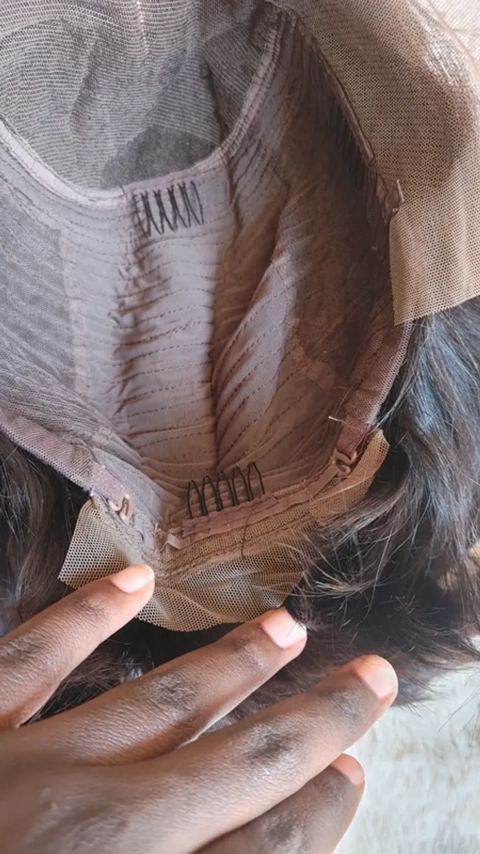 Perruque lace wig Bob en cheveux humains 100 pour 100 naturel 2B - photo numéro 9