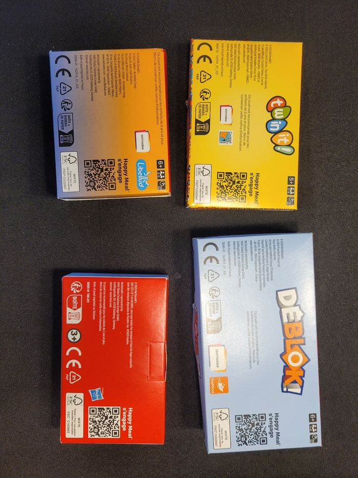 Lot 4 mini jeux société enfant mcdo - photo numéro 4