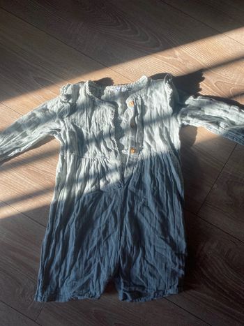 Combishort en gaze de coton 36 mois