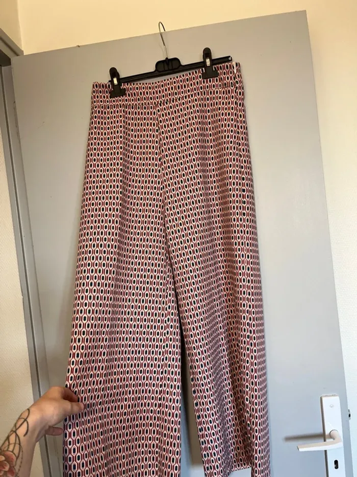 Pantalon jambes larges