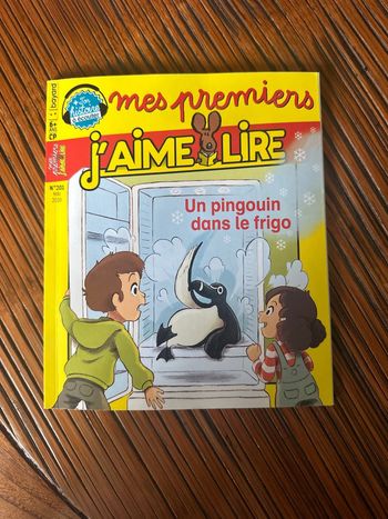 Livre mes premières j’aime lire avec CD un pingouin dans le frigo