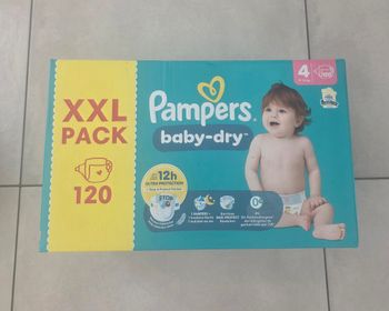 Pack couches pampers baby dry plusieurs tailles dispo destockage