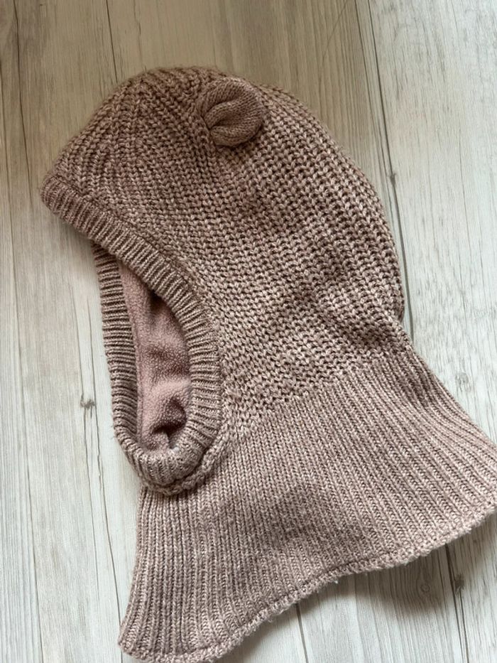 Cagoule bébé marron