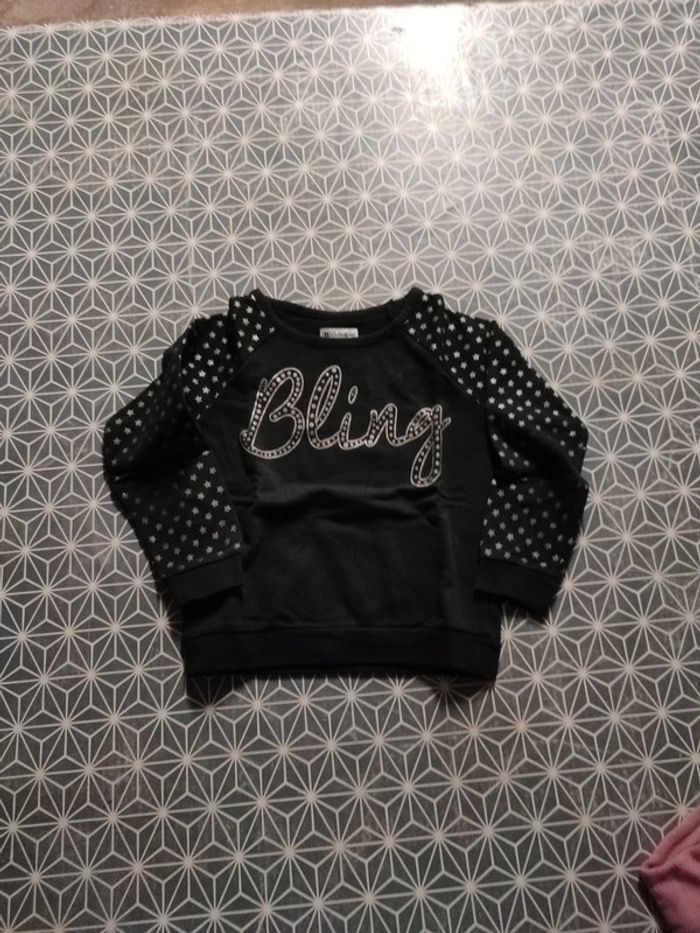 Pull noir fille