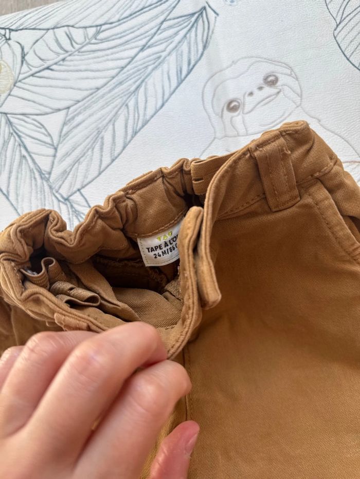 Pantalon camel tao 86cm 2ans - photo numéro 2