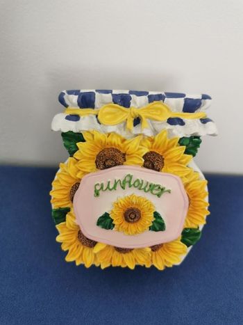 Rangement neuf pour serviettes de table décor tournesols