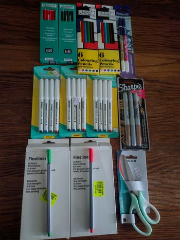 Lot de crayon