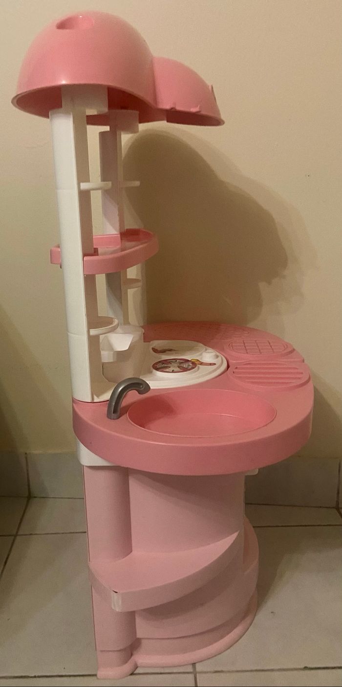 Cuisine/dinette »Hello Kitty »rose pâle et blanche - photo numéro 6