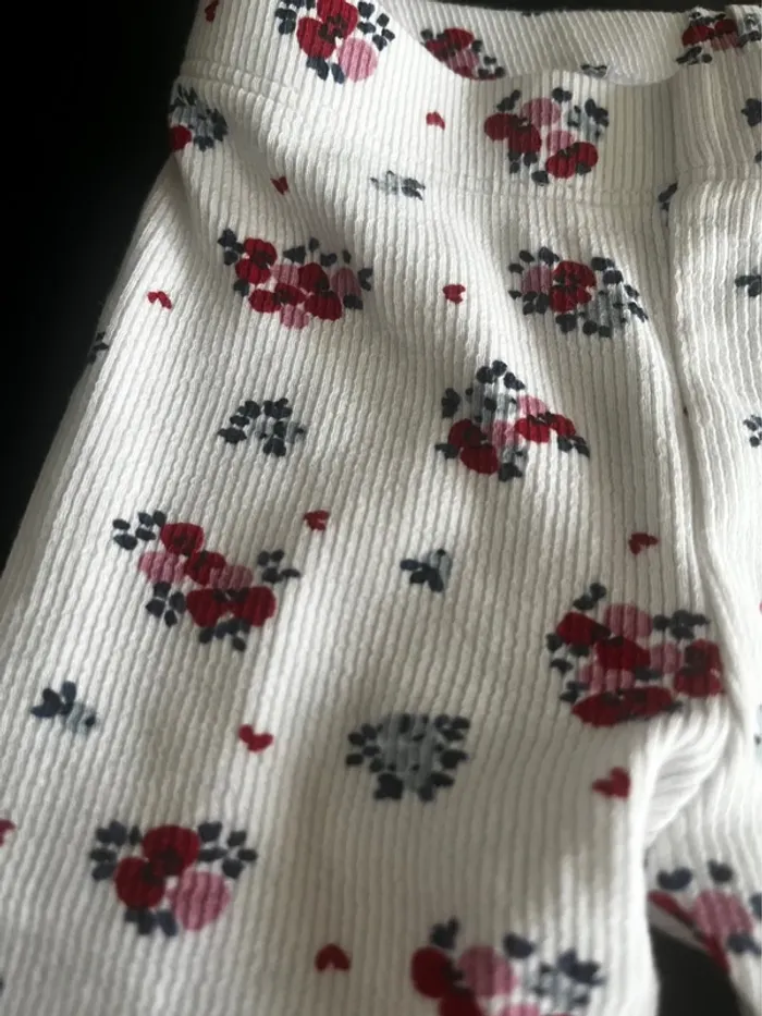 Legging fleuri 6 mois - photo numéro 3
