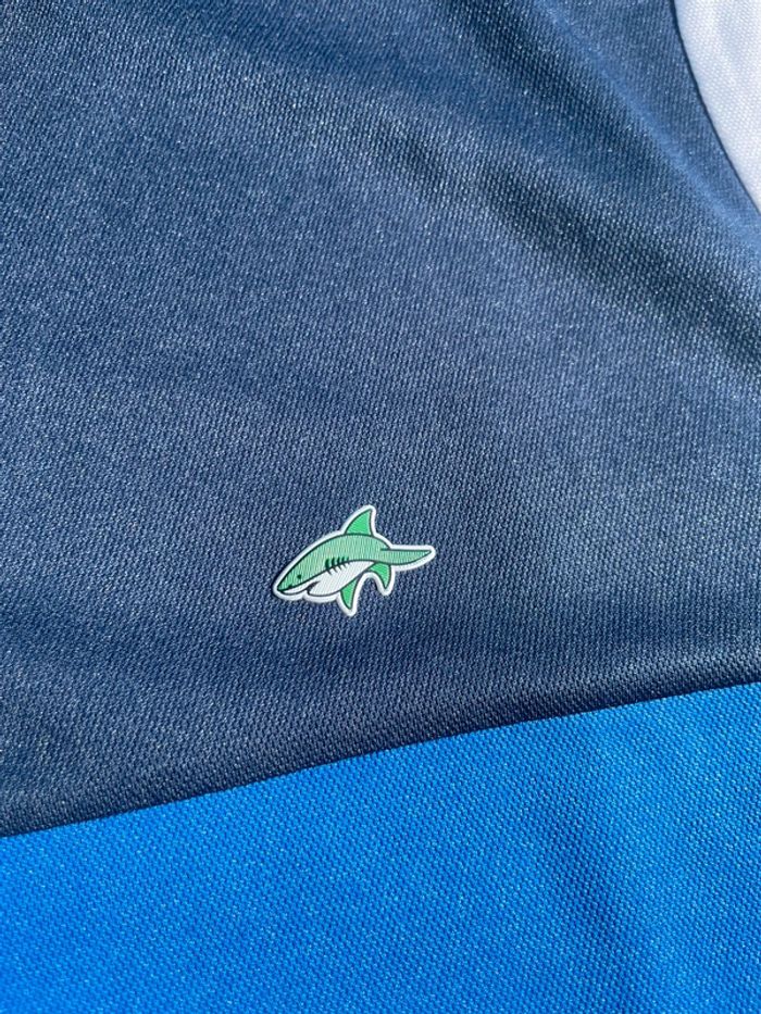 Polo Le Shark Sport bleu - photo numéro 3
