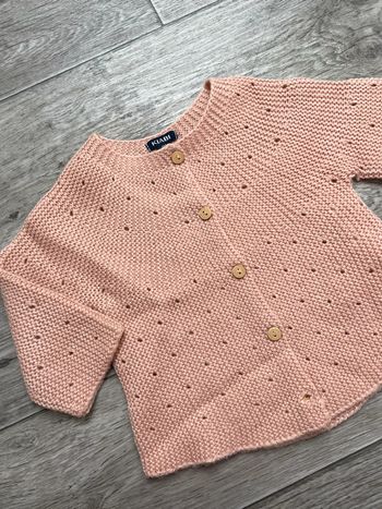 Gilet Kiabi rose 3 mois rose