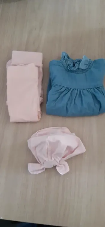 Ensemble fille 6 mois