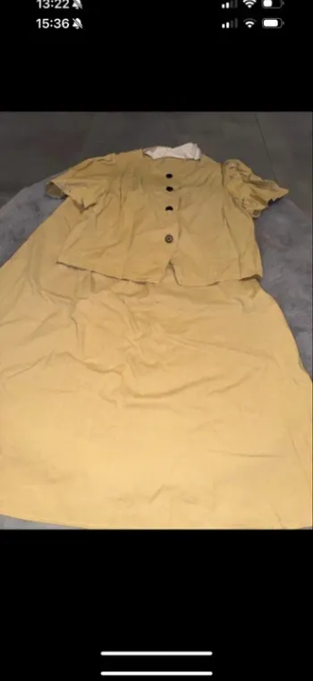 Ensemble jupe chemise taille L