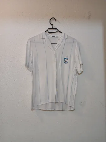 Chemise légère a rayures bleu/blanc " Daniel hechter " taille L