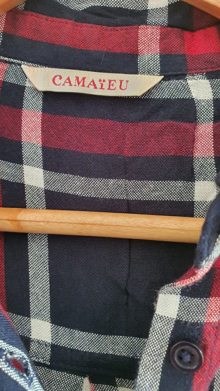Chemise a carreaux Camaïeu 36 - photo numéro 2