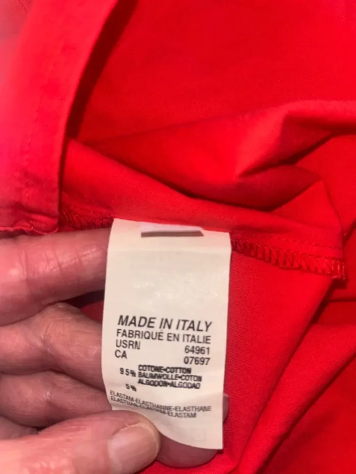 Chemisier vintage manches courtes  t 46 italienne - photo numéro 6