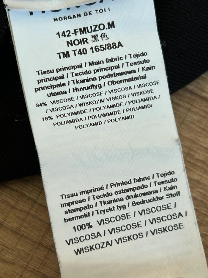 Pull rouge et noir Morgan taille M jamais porté - photo numéro 15