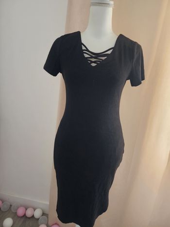 Robe noir daim