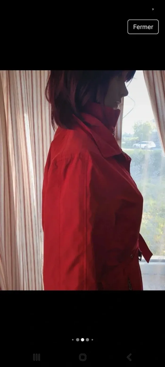 Jolie Veste coupe vent rouge St Oliver fr 42 - photo numéro 7