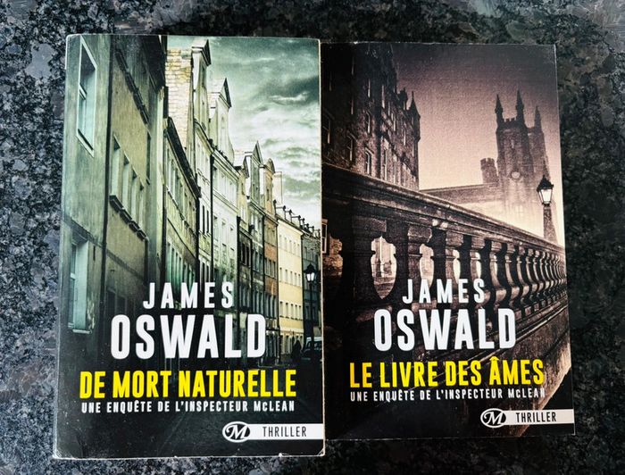 2 Livres policier de James Oswald