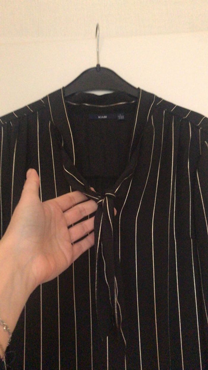 Blouse noir et or - photo numéro 4