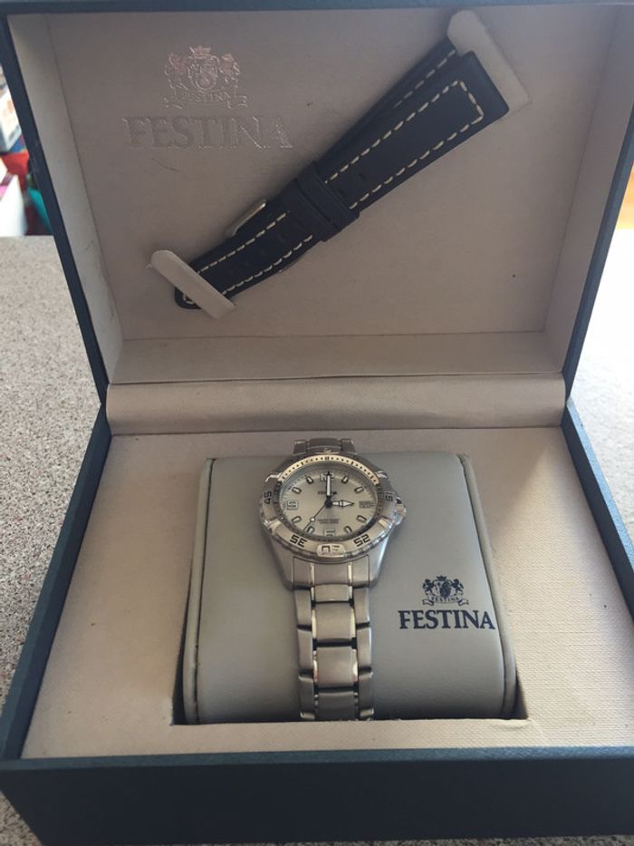 Montre homme Festina comme Neuve - photo numéro 3
