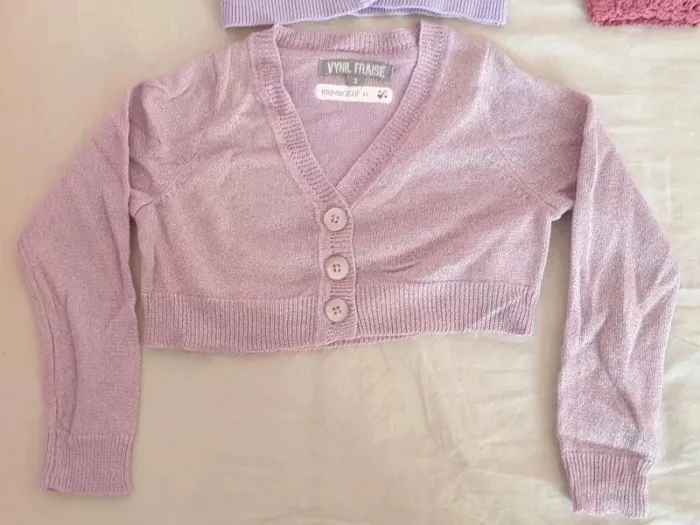 Lot 5 gilets courts 3 ans - photo numéro 3