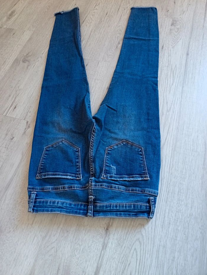 Pantalon jeans slim T36 S femme perle tbe gemo - photo numéro 11