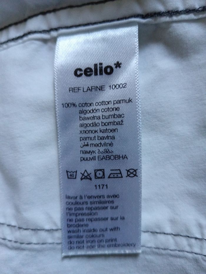 Chemise blanche MC Homme TM Célio - photo numéro 4