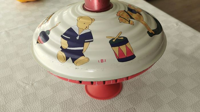 Grande toupie Vintage en métal - photo numéro 3