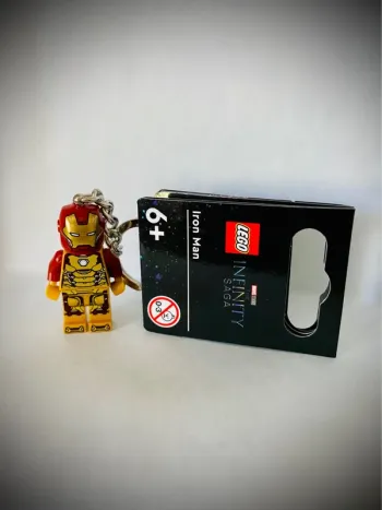 Porte-clés LEGO Marvel - Iron Man (Réf. 854240) - Neuf