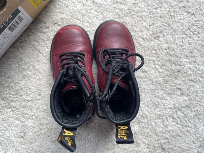 Bottines bordeaux Dr. Martens 🌻 - photo numéro 3