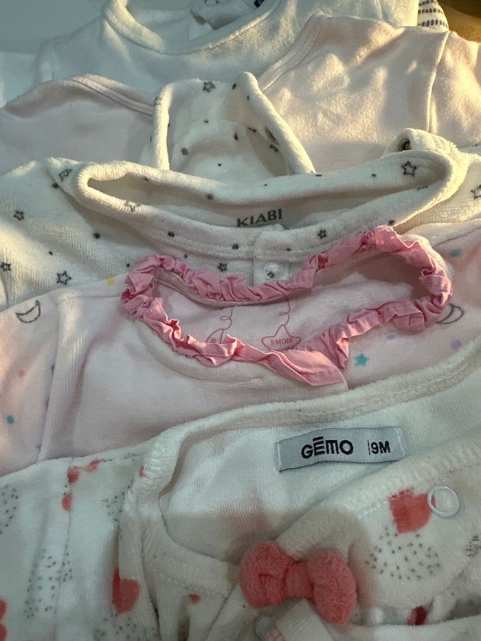 Lot de 6 pyjama fille en 9 mois - photo numéro 2