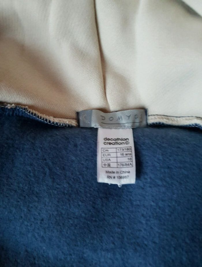 Jogging bleu turquoise avec capuche neuf - photo numéro 3